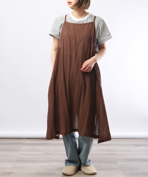 FEILER エプロン アイボリー・ブラウン 新品タグ付き