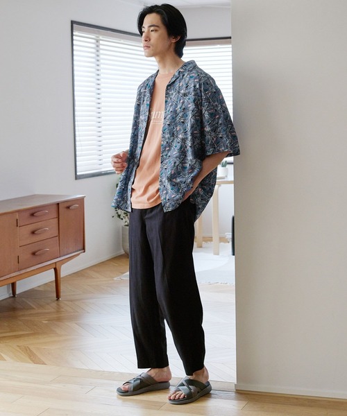 niko and】人気スタッフプロデュースオシャレリネンプルオーバー＆パンツ ニコアンドniko and… 人気スタッフプロデュースオシャレリネン