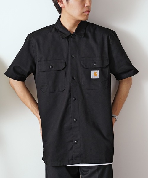 Carhartt ブラック 半袖シャツ Carhartt シャツ Carhartt/カーハート S/S MASTER SHIRT 半袖