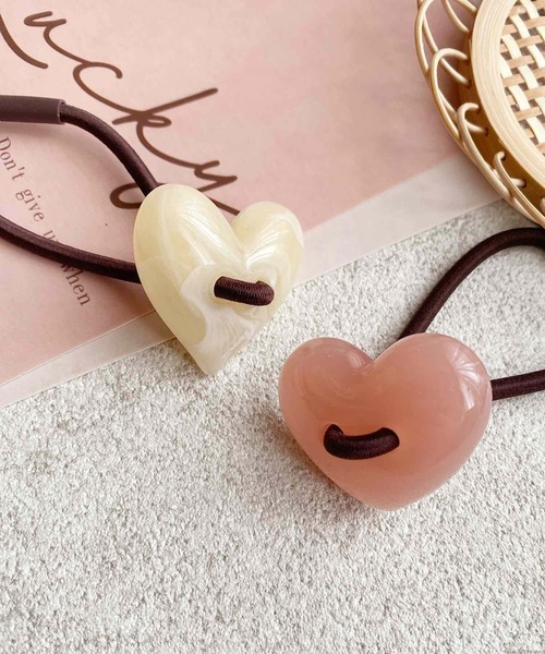 pur chouchou ヘアゴム chouchou/フラワー ハート P4073