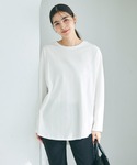 tシャツ コットンレイヤードカットソー レディースの詳細画像4