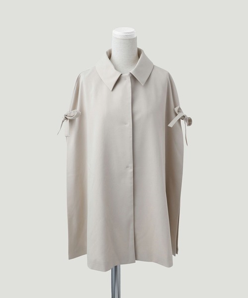 HUIT bouquet（ユイット ブーケ） アウター リボン付き 2way ケープ