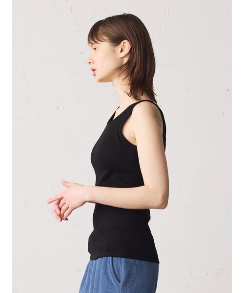 tシャツ MidiUmi サーキュラーニッティングタンクトップ レディース MidiUmi tシャツ サーキュラーニッティングタンクトップ