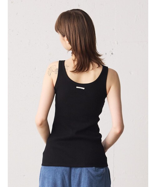 tシャツ MidiUmi サーキュラーニッティングタンクトップ レディース MidiUmi tシャツ サーキュラーニッティングタンクトップ