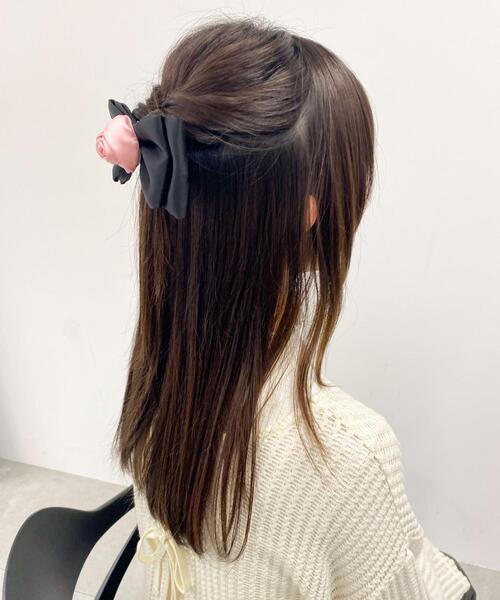 WEGO（ウィゴー） ヘアクリップ WEGO/BIGローズリボンバレッタ