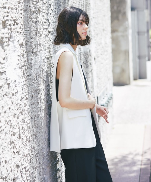 SMILE ORCHID（スマイルオーキッド） ベスト ジレ ジャケットライクな