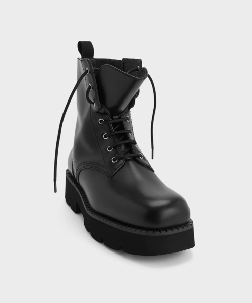 CHARLES ＆ KEITH ブーツ リッジッドソール レースアップ