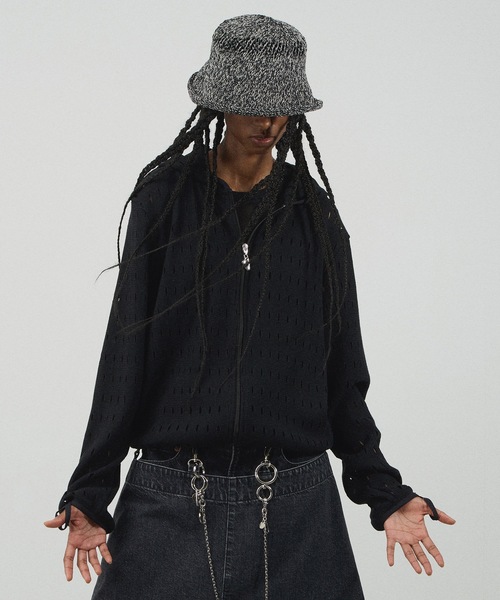 JieDa（ジエダ） パーカー HOLE ZIP HOODIE メンズ レディース