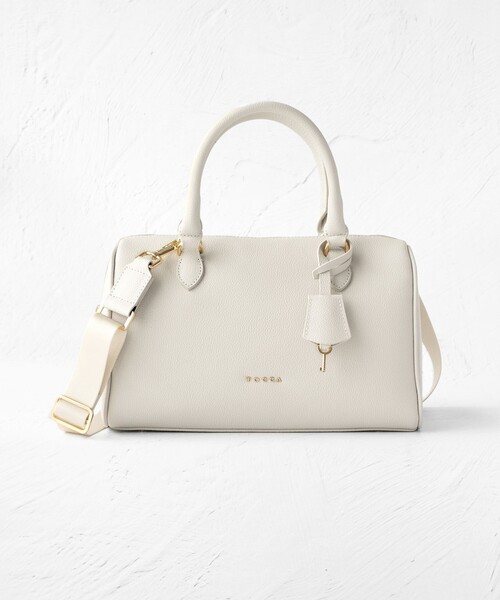 TOCCA ボストン ショルダーバッグ TOCCA ボストンバッグ T-ECLAIR LEATHERBAG レディース
