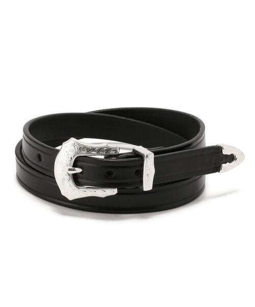 TORY レザー ベルト ブラック サイズ34 型番2244 TORY LEATHER ベルト LEATHER/トリーレザー 3/4 inch 3-Piece