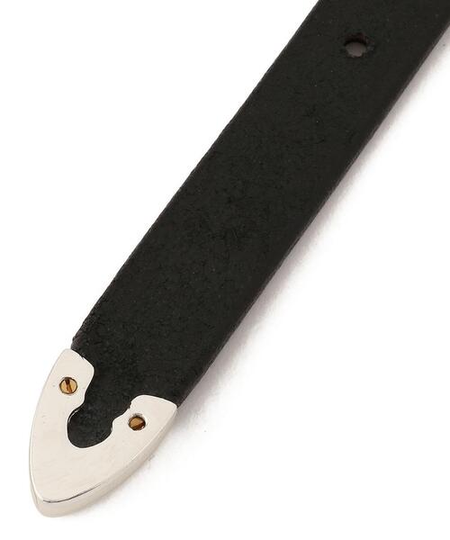 TORY LEATHER（トリーレザー） ベルト 3/4 inch 3-Piece Silver Buckle