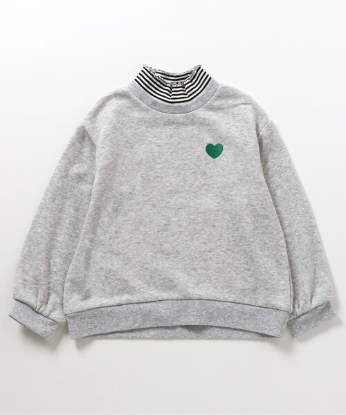 ami 緑色 トレーナー 赤いハート刺繍 Amazon | Ami Paris セーター Heart A刺繍 赤いハート ami