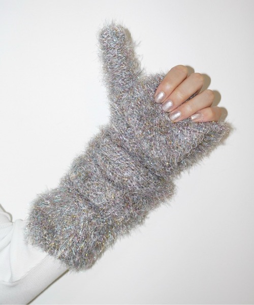 musubore  ミトン　手袋 musubore 手袋 glitter mitten arm cover / ミトンアームカバー