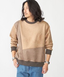 tシャツ SHIPS:「洗濯機可能」パネル ポリエステル スエード ドッキング  ロングスリーブ Tシャツ メンズ｜ZOZOTOWN Yahoo!店