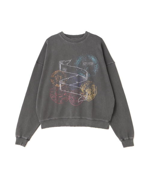 LUSOR トレーナー スウェット LUSOR（ルーソル）PIGMENT SWEAT STAMP