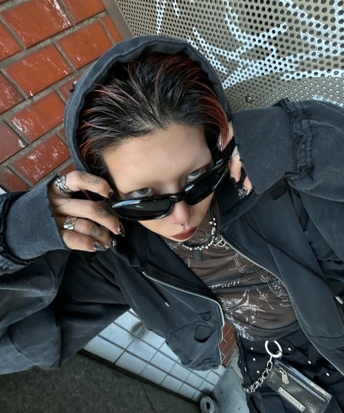 RACER WORLDWIDE パーカー 「RACER WORLDWIDE」Distressed 2