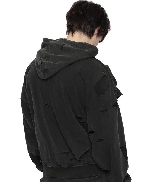 【ユニセックス】RACER WORLDWIDE / ウォッシュド パーカー RACER WORLDWIDE パーカー 「RACER WORLDWIDE」Distressed 2
