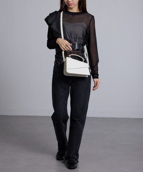 ショルダーバッグ バッグ 「ADD CULUMN」ANGLE SHLD A25S07B374 レディース_18