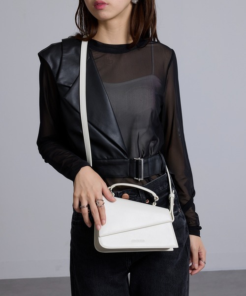 ショルダーバッグ バッグ 「ADD CULUMN」ANGLE SHLD A25S07B374 レディース_15