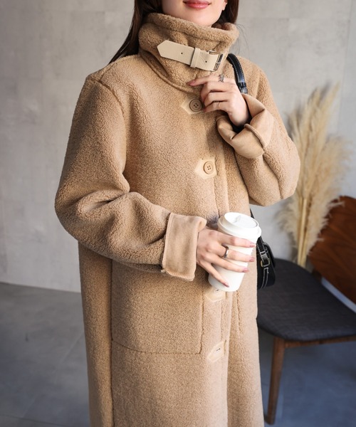 c*r様 スタニングルアー　テディベア　ボアコート　フェイクムートン　ベルト　ベ 人気 スタニングルアー フェイクムートンコート ボア ベルト - メルカリ