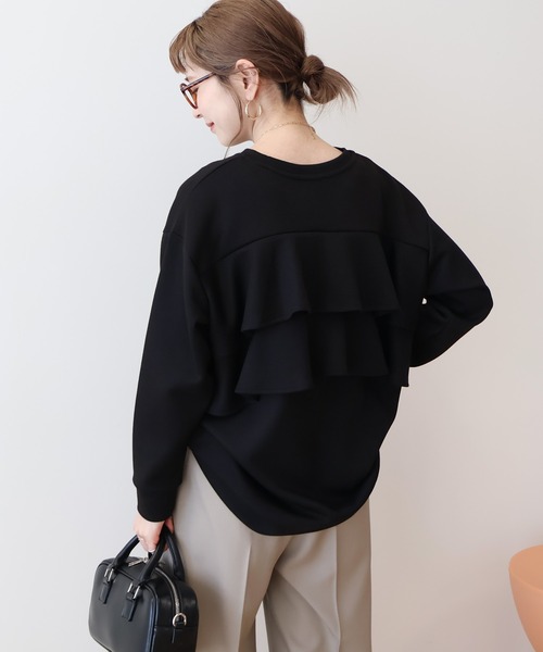 ニットフリルポンチプルオーバー バックフリルポンチプルオーバー｜ファッション通販のSTRIPE CLUB