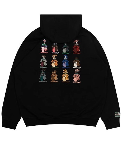 パーカー A'GEM/9 × .kom 「GRAF＆WU/グラフアンドユー」 ゴーストシリーズHD レディース メンズ GRAF＆WU パーカー A'GEM/9 × .kom「GRAF＆WU/グラフアンドユー