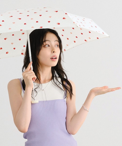 Wpc. 日傘 折りたたみ傘 折り畳み 晴雨兼用 ドローイングチェック