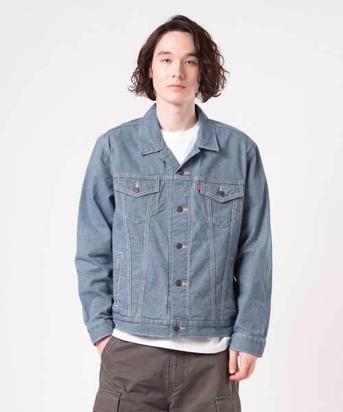Levi's リーバイス デニムジャケット メンズ 綿混 麻 アウター