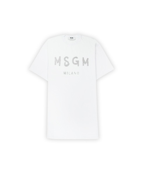 MSGM（エムエスジーエム） ワンピース 「NEW」MSGM ブラッシュロゴ T