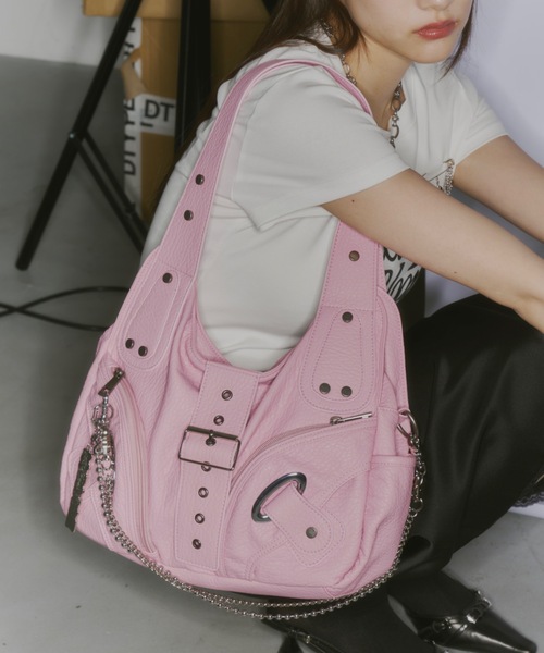 DTYYPE ショルダーバッグ バッグ エンボス2WAYショルダーバッグ