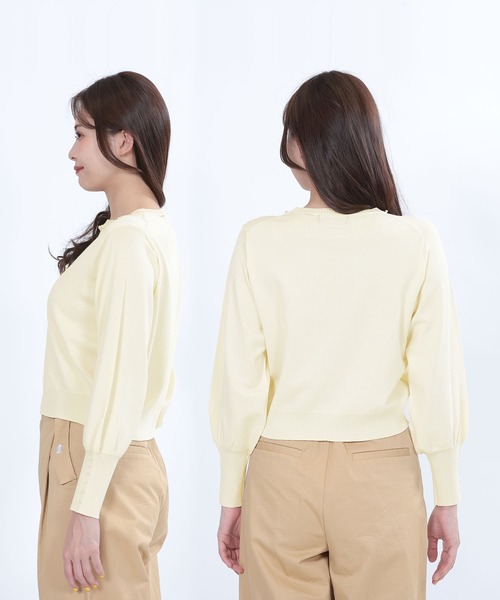 ニット セーター マリークワント mary quant ロングリブパール ニット レディース ロングリブパール ニット（ニット/セーター）｜MARY QUANT