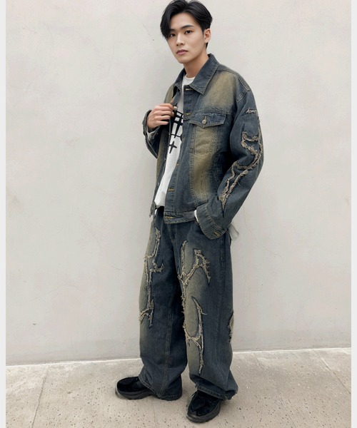 アトリエgg デニムジャケット A'gem 9（エージェムナイン） デニムジャケット gジャン A'GEM/9