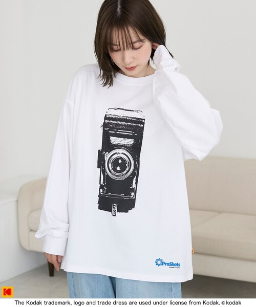 coen tシャツ 「Kodak/コダック」カメラグラフィックプリントT