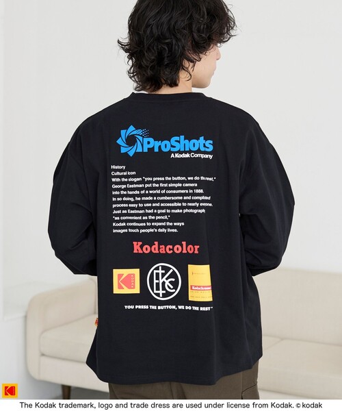 【海外限定・公式】 Tシャツ コダック coen tシャツ 「Kodak/コダック」カメラグラフィックプリントT