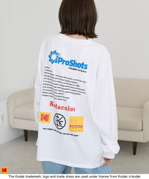 coen tシャツ 「Kodak/コダック」カメラグラフィックプリントT