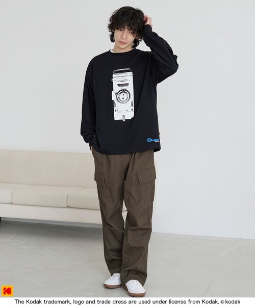 【海外限定・公式】 Tシャツ コダック coen tシャツ 「Kodak/コダック」カメラグラフィックプリントT