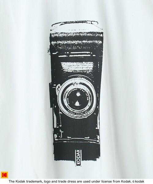 KODAK★大人気★カメラクロップ半袖Tシャツ♪ KODAK☆大人気☆カメラクロップ半袖Tシャツ♪ (KODAK/Tシャツ