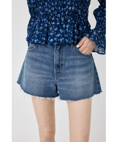 MOUSSY ジーンズ デニム デニムパンツ CUT OFF DAMAGE ショート