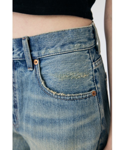 MOUSSY ジーンズ デニム デニムパンツ CUT OFF DAMAGE ショート