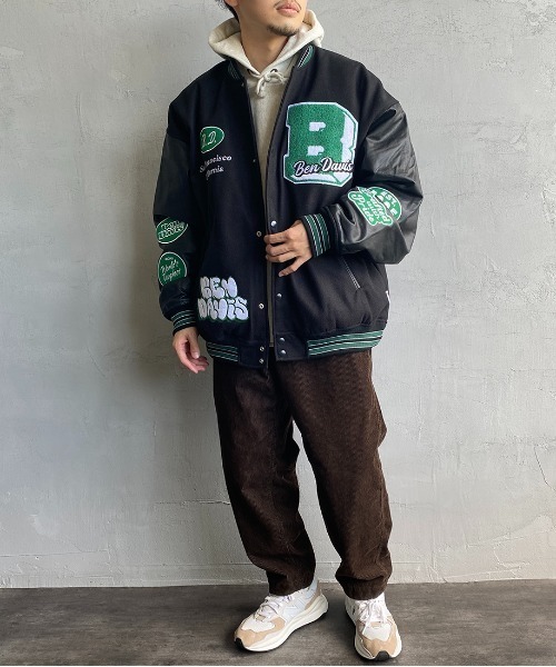 BEN DAVIS（ベンデイビス） スタジャン M ブラック レディース