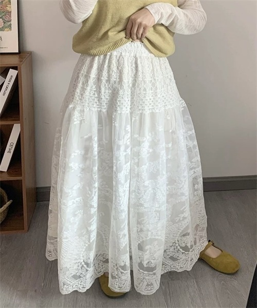 FREE STYLISTS スカート 総レースロングスカート : ZOZOTOWN Yahoo!店
