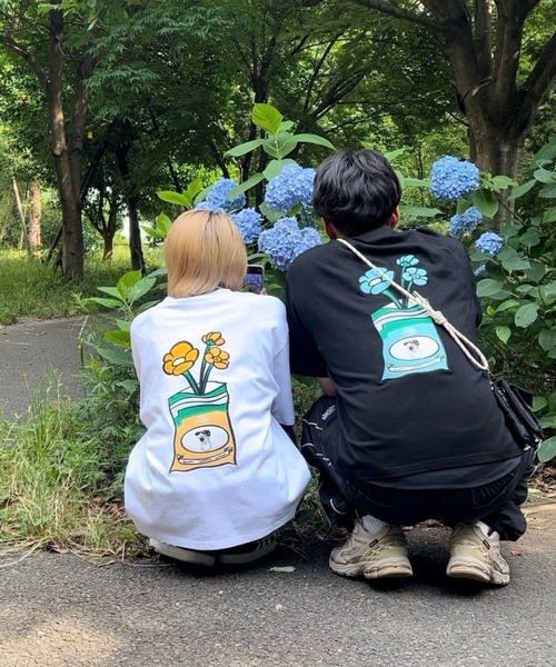 kaoyorinakami tシャツ good flower tee / グッドフラワーTシャツ