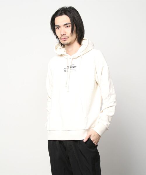 DIESEL 「DIESEL」 プルオーバーパーカー SMALL オレンジ メンズ