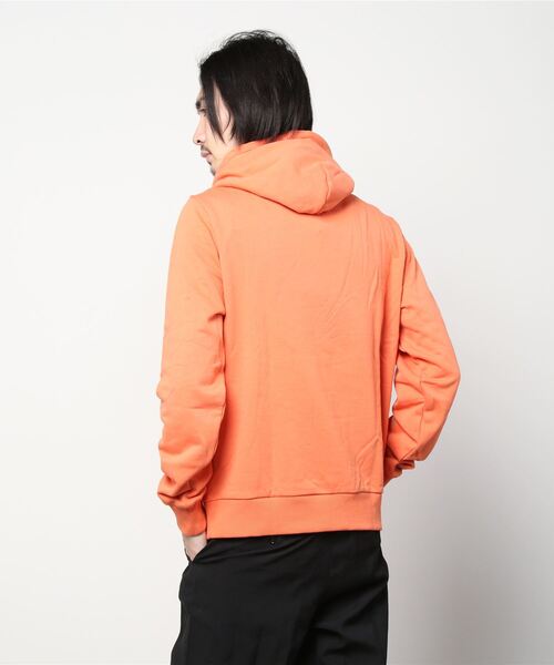 DIESEL パーカー スエット オレンジ DIESEL 「DIESEL」 プルオーバーパーカー SMALL オレンジ メンズ