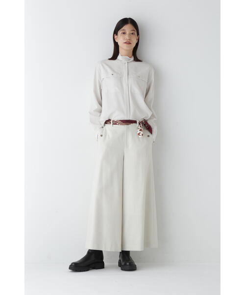 「human woman」 クロップドパンツ LARGE ネイビー レディース_画像4