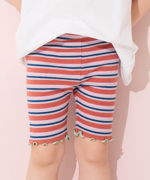 MARKEY'S パンツ 先染めボーダーバイカーパンツ キッズ 子供服