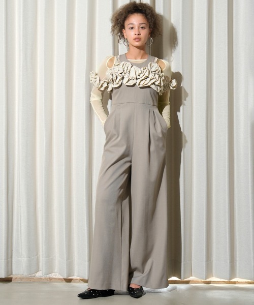 スーツ・フォーマル・ドレス ANDRESD ruffled bustier pants dress 楽天市場】【公式】 ANDRESD アンドレスド 【 ruffled bustier