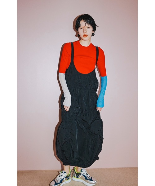 OMMO ワンピース IRREGULAR SHIRRING COCOON CAMI OP : ZOZOTOWN OMMO ワンピース IRREGULAR SHIRRING COCOON CAMI OP : ZOZOTOWN