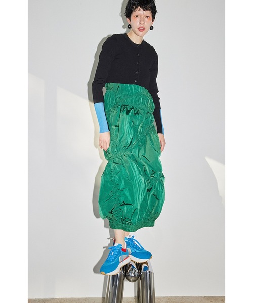 OMMO ワンピース IRREGULAR SHIRRING COCOON CAMI OP : ZOZOTOWN