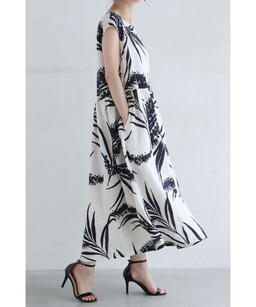 VIVIENNE TAM カルガモ水彩画ワンピース VIVIENNE TAM カルガモ水彩画ワンピース VIVIENNE TAM カルガモ